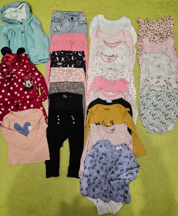 Paka ubranek rozmiar 80/86/92