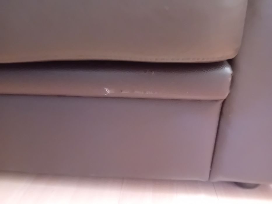 Sofá castanho 2 lugares