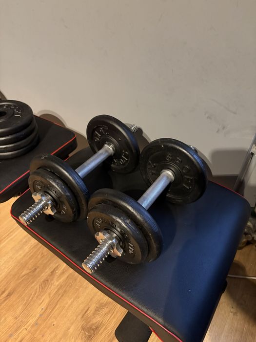 Hantle żeliwne 2x15kg