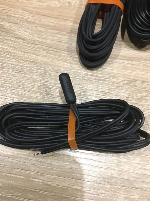 Датчик температури для холодильників 2м довжина, опір 10 kOm.