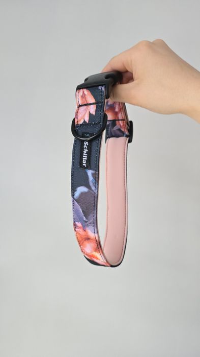 Obroża na klamrę dla psa z podszyciem M