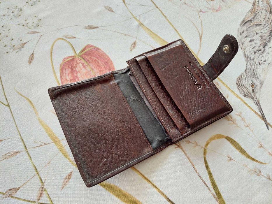 Etui na karty Valentini ze skóry naturalnej