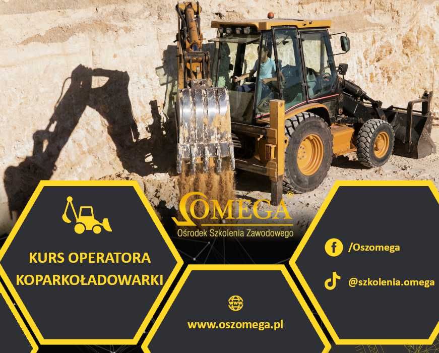 1600zł Kurs na KOPARKOŁADOWARKI, szkolenie koparkoładowarka, 5.01