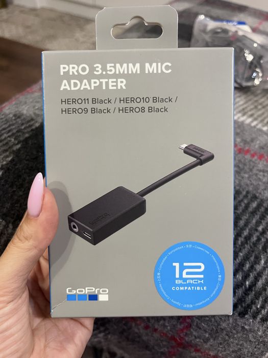 GoPro Pro 3.5 mm Mic Adapter оригінал новий