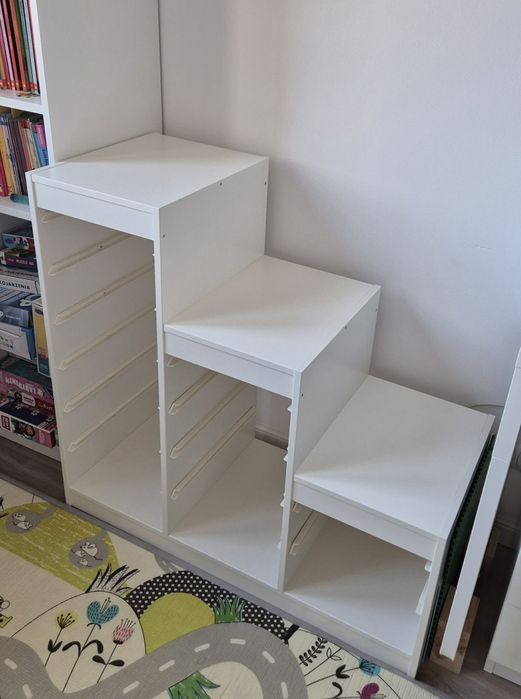 IKEA TROFAST – biała półka ścienna / ramka