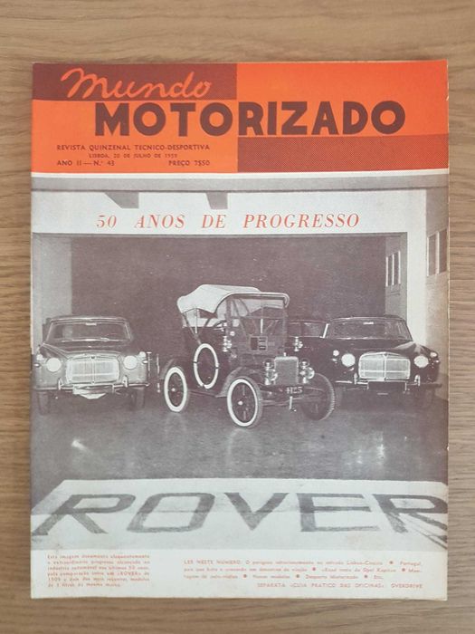 Revista Mundo Motorizado Nº43 (Ano:1959)