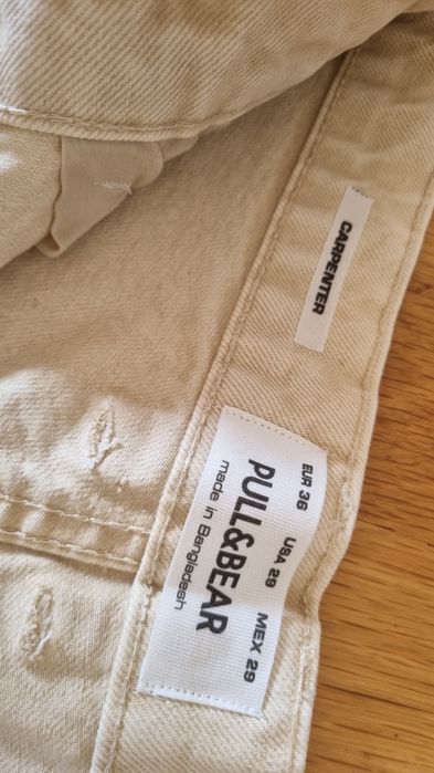 Calções Pull & Bear modelo Carpenter – Tamanho 36