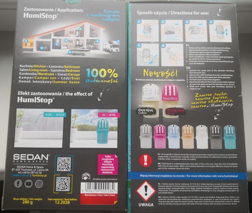 Поглинач вологи для приміщень Sedan Humistop