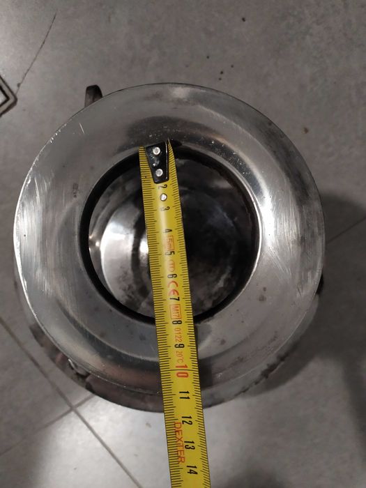 Chapéu chinês aço inox 80/130