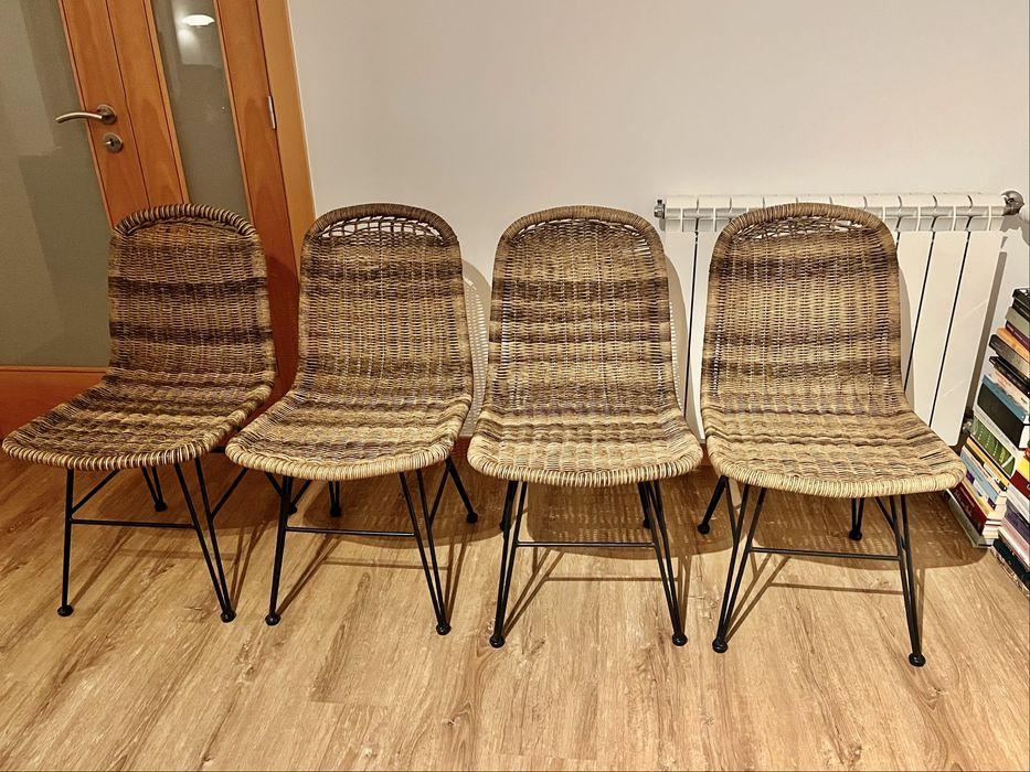 4 Cadeiras verga interior/exterior Casa Home