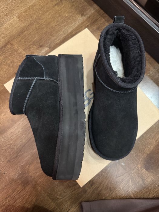 UGG чорні на платформі оригінал
