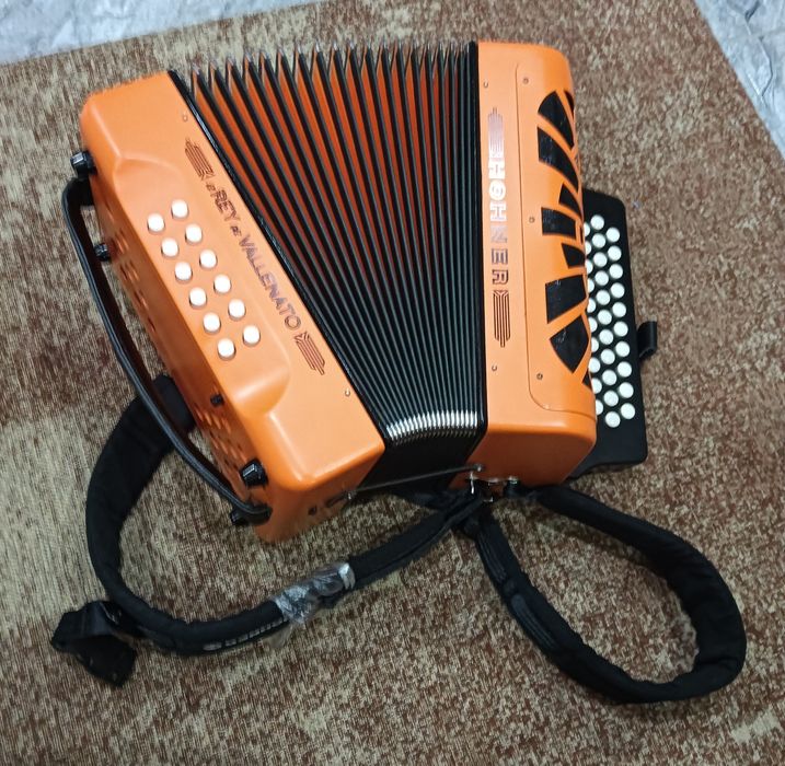 Concertina  HOHNER  usada  com pouco uso