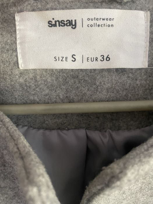 Kurtka damska szara S/36 sinsay
