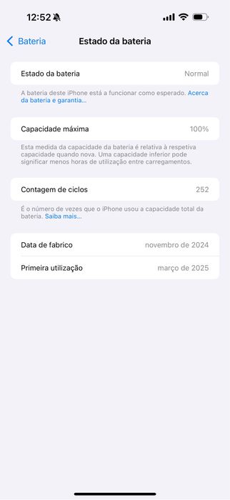 Iphone 16 Pro Max - Seguro Worten - Garantia - Bateria 100% - 256Gb