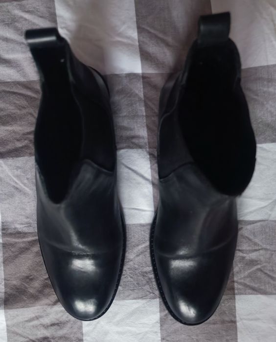 ASOS attribute botki skórzane Chelsea 37
