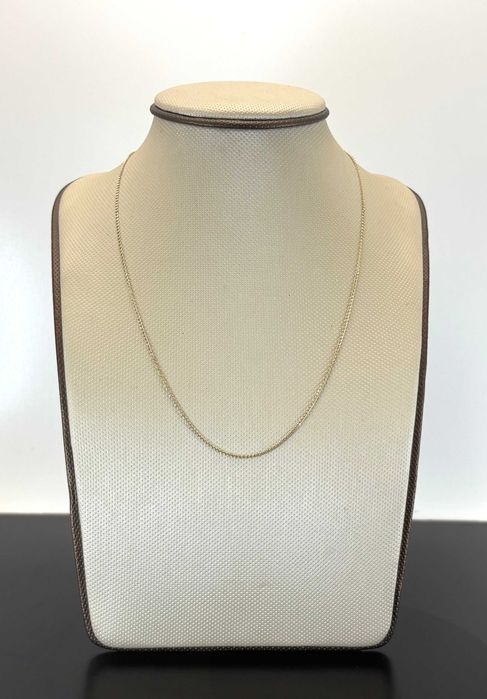 Śliczny złoty łańcuszek Au585 45cm