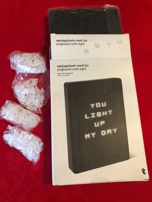 Quadro de letras com luz64730137148033120