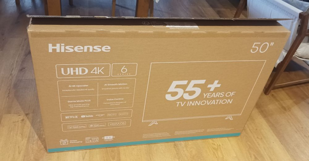 TV 4K Smart 50" Hisense