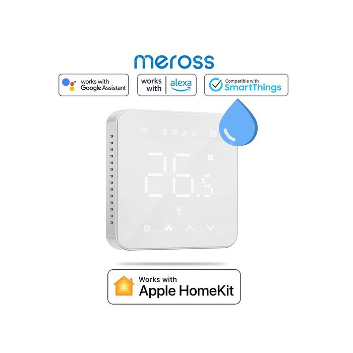 ⫸Термостат для газового котла Meross Smart WiFi Thermostat HomeKit 3