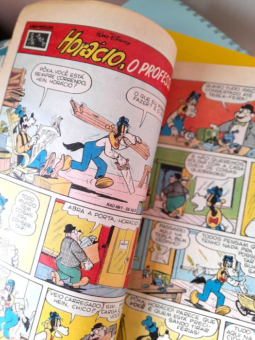 Livro de BD Disney Especial Número 62 Coleção Anos 80 Vintage