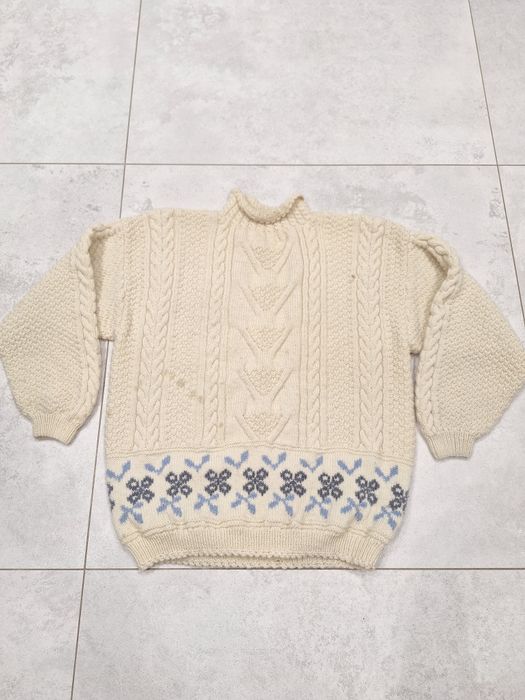 Sweter wełniany Handmade