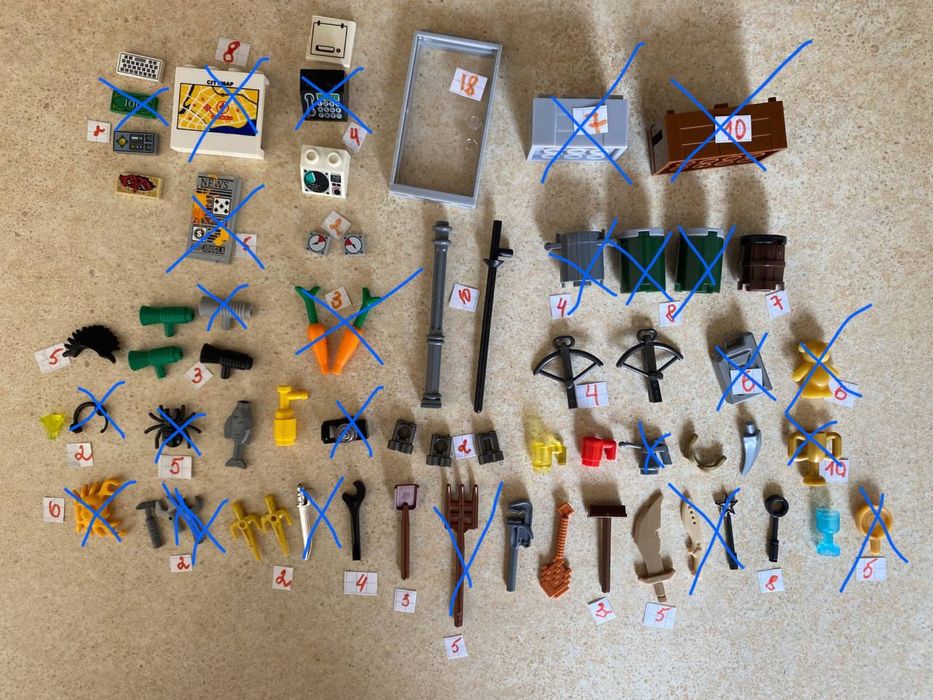 Лего деталі аксесуари