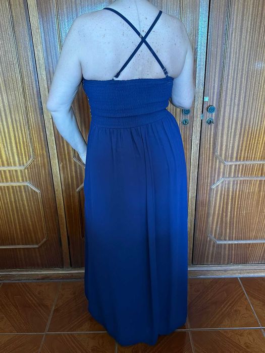 Vestido cerimónia/festa Azul