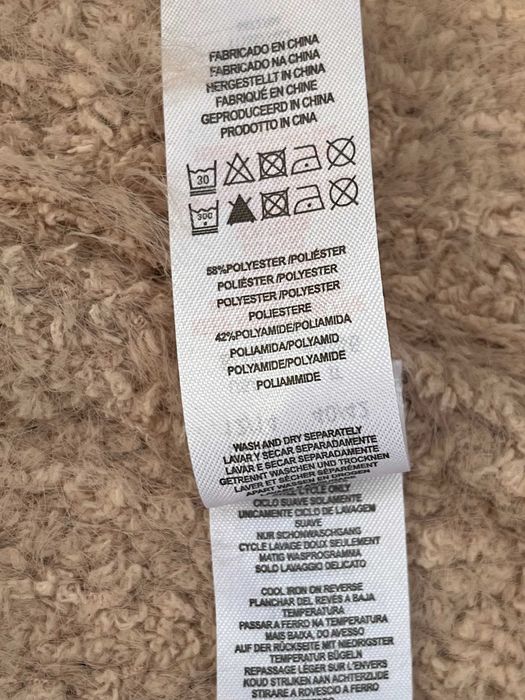 Пудровый бежевый свитер джемпер женский от primark 46-50