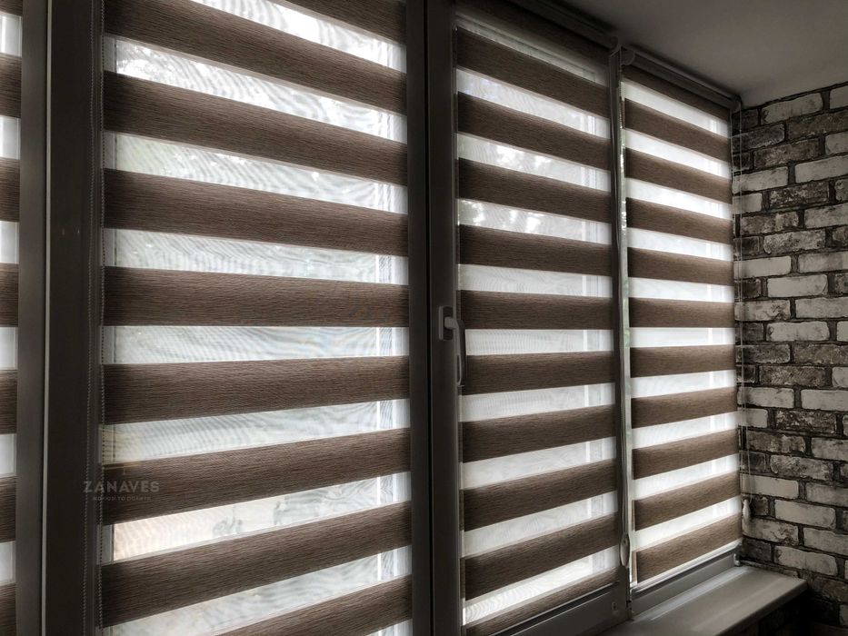 Рулонные шторы, жалюзи день ночь, тканевые ролеты, римские, блекаут