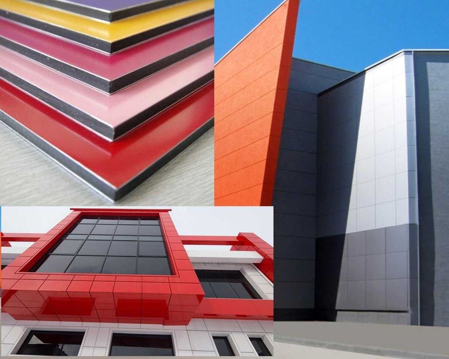 Алюминиевые композитные панели Aluprom 1,25*5,6/ 1,5*5,6. Отправка