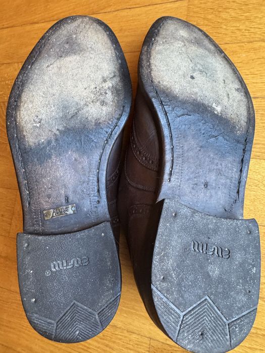 Sapatos de couro Evereste homem tamanho 8 41-42
