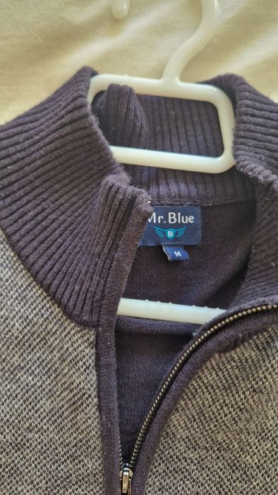 Pullover Caxemira azul Mr. Blue | Tamanho M