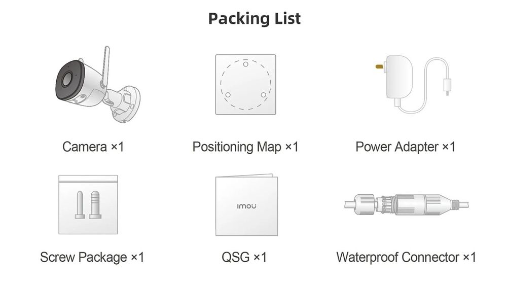 Камера видеонаблюдения IMOU Bullet 2С (4mp)