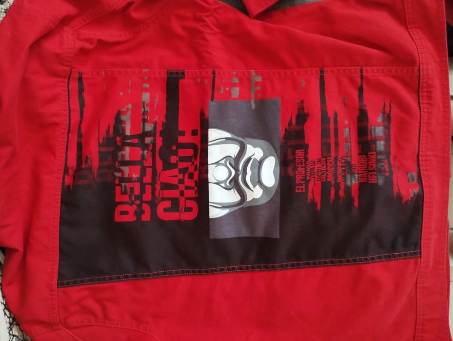 Czerwona kurtka Cropp r.L