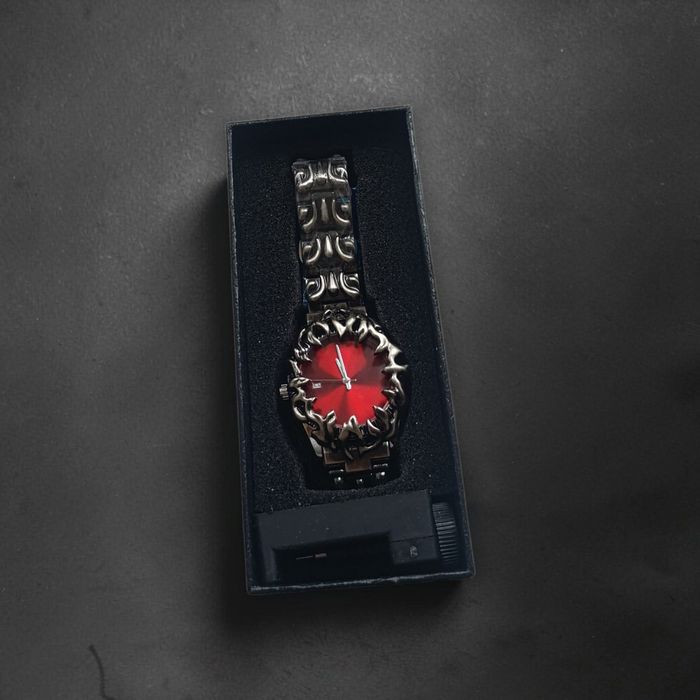 Alabaster Inferno Red | Чоловічий кварцовий годинник