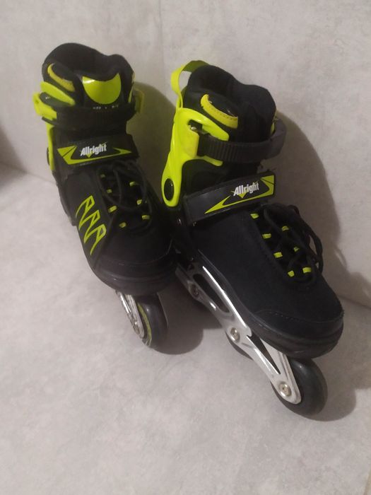 Łyżworolki regulowane firmy Allright model super skate rozmiar S(33-36