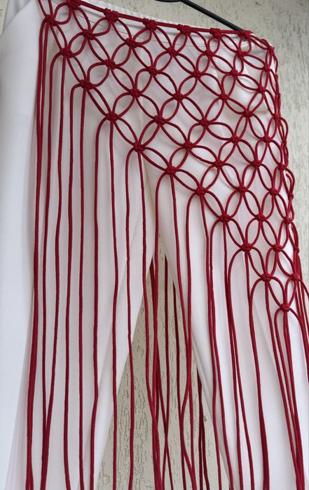 Сітка-хустка пояс макраме, припинда