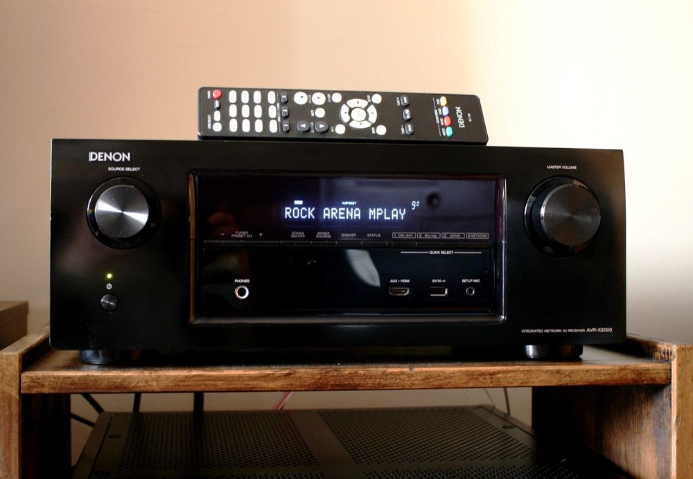 Mocny Amplituner Denon X 2000 wzmacniacz 150 wat USB radio internetowe