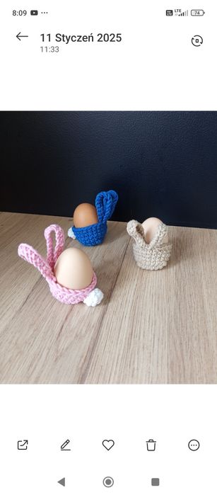 Mini koszyczki na jajko