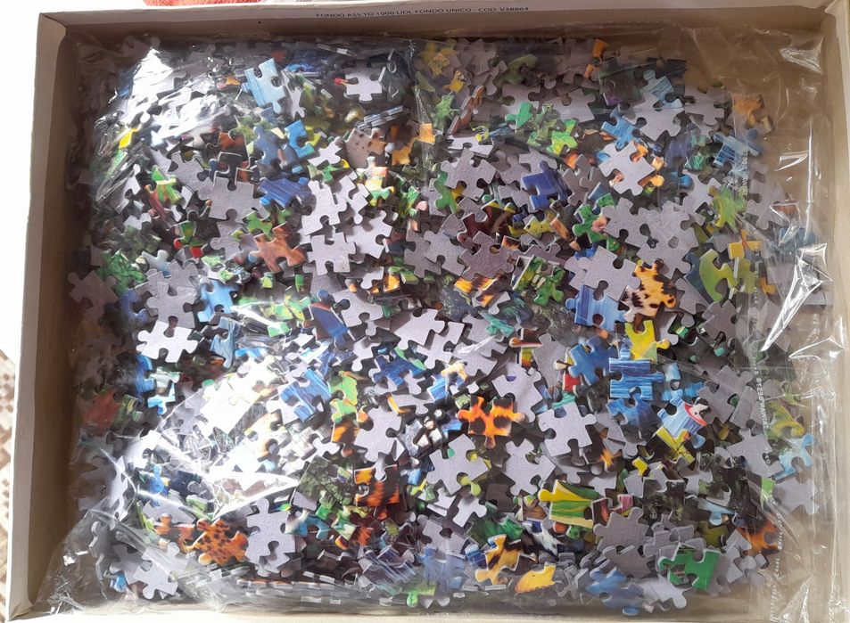 Puzzle 3D Jaguar com 1000 peças - Bom estado