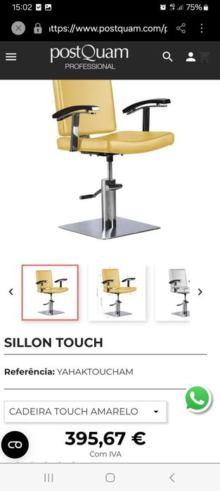 Cadeiras cabeleireiro