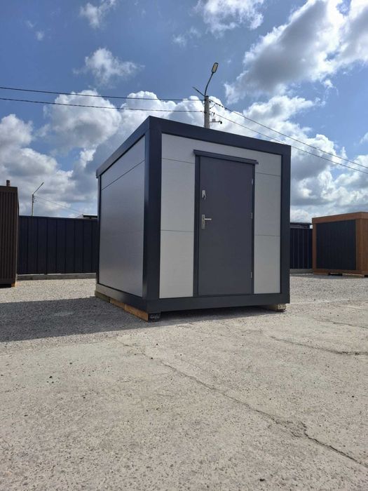 Domek z płyty PIR Stróżówka Portiernia 3,5x2 m Kontener Dostawa