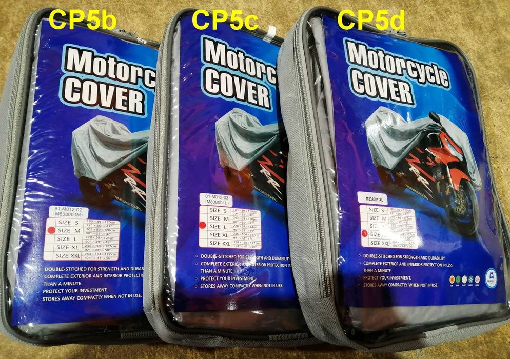 Capas para cobrir bicicleta ou scooter