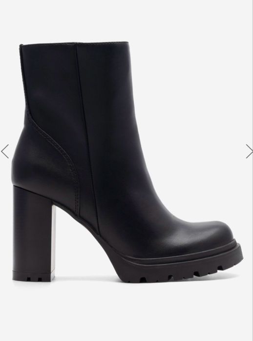 NOWE botki wiosenne jesienne 41 czarne buty Clara Barson