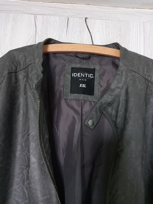 Męska kurtka skórzana. Identic (eko)