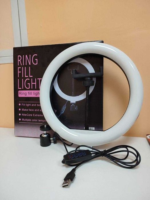 Кільцева лампа для селфі 26см Ring Fill QX260