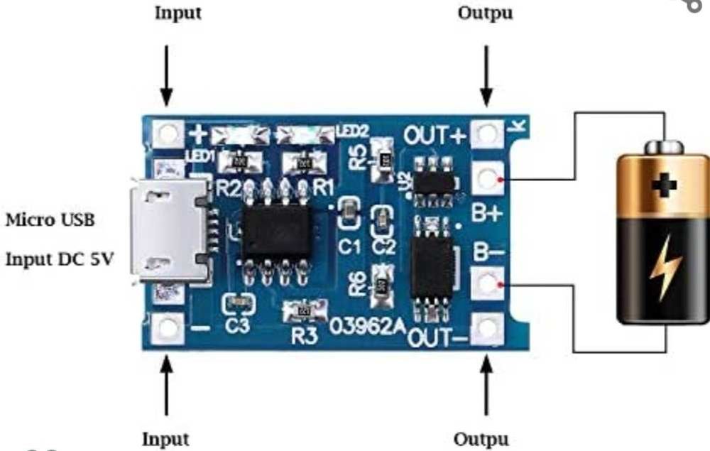 Tp4056 para celulas 18650