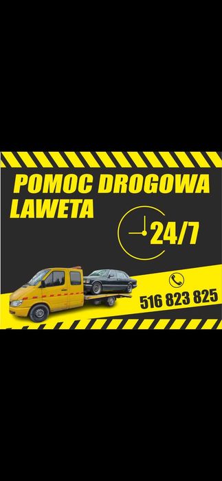 Pomoc Drogowa Laweta                                 Gdańsk 200zł