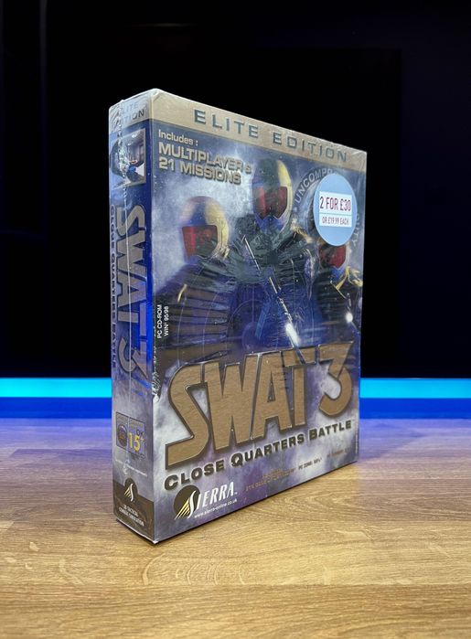 SWAT 3 Elite Edition nowy FOLIA (PC EN 2000) BIG BOX UK wydanie