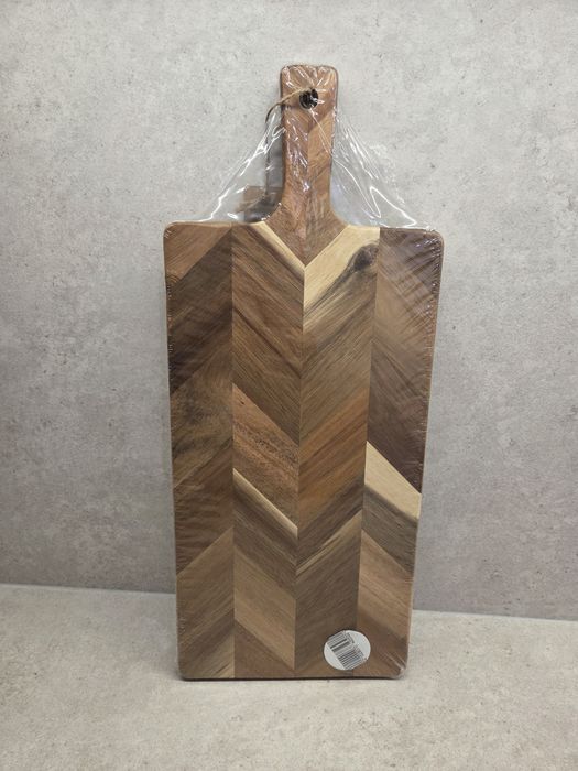 Nowa drewniana deska serwowanie serów homla z nożykami 48x20cm